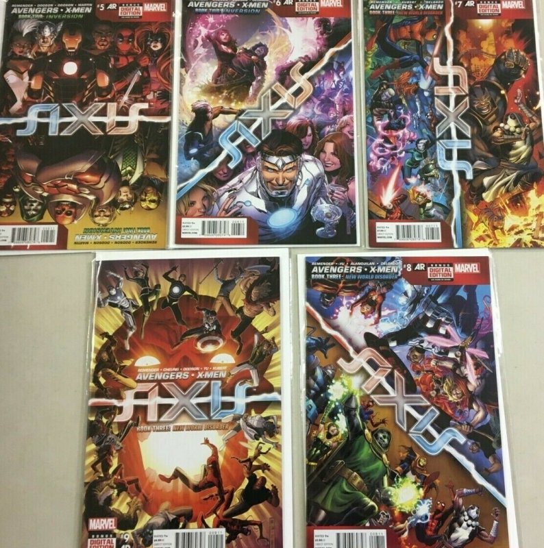 AXIS comic lot:#5-9  NM (2015)