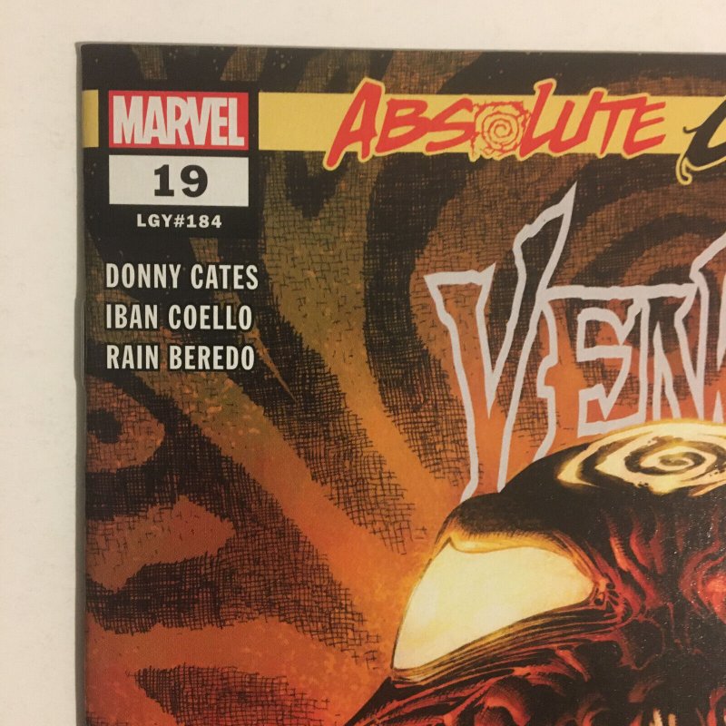 Venom #19 Absolute Carnage Tie-In Cates Kyle Hotz 2019 Marvel
