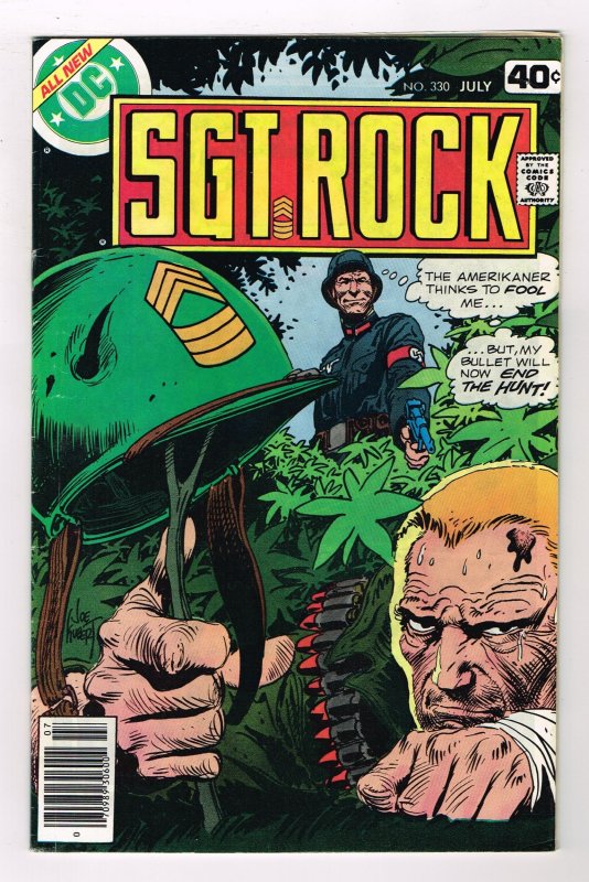 Sgt. Rock #330 (1979)  DC Comics   NEWSSTAND Copy