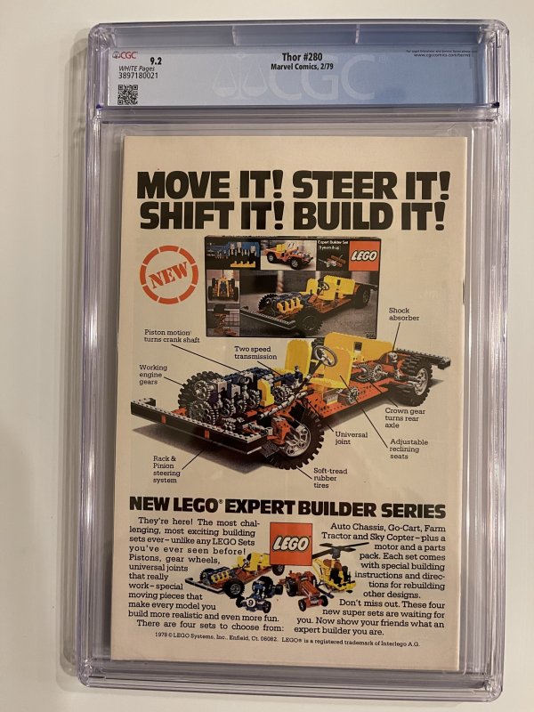 Thor #280 CGC 9.2 - Newsstand - Hyperion Appearance (1979)