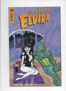 The Shape of ELVIRA #3 B, VF/NM, Dynamite, 2019, more indies in store Bone cover