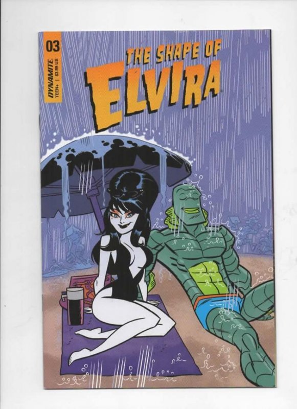 The Shape of ELVIRA #3 B, VF/NM, Dynamite, 2019, more indies in store Bone cover