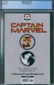 Captain Marvel #8 CGC 9.8 Second Printing - Lee Virgin Edition w/Certification