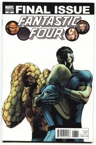 FANTASTIC FOUR #588- Last Issue rare 2nd print-Marvel 2011-NM- 