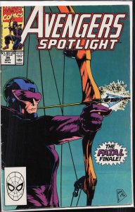 Avengers Spotlight #36 (1990) Hawkeye