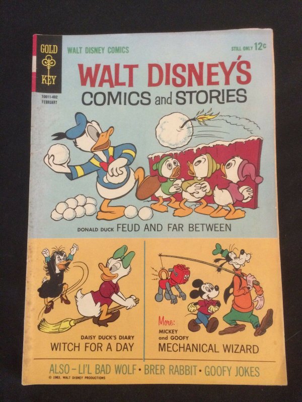 WALT DISNEY'S COMICS AND STORIES Vol. 24 #5 VG+ Condition