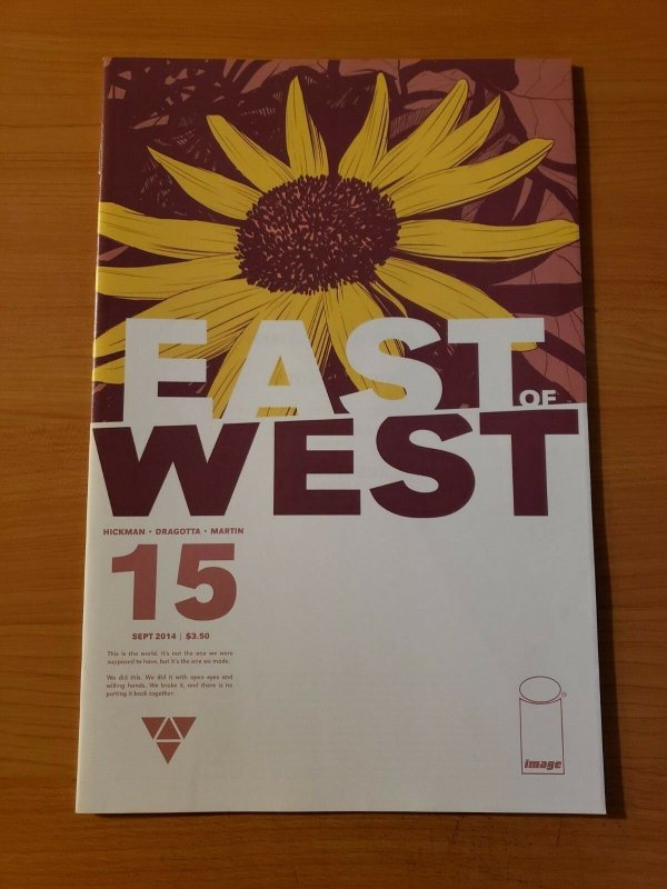 East of West #15 ~ NEAR MINT NM ~ (2014, Image Comics)