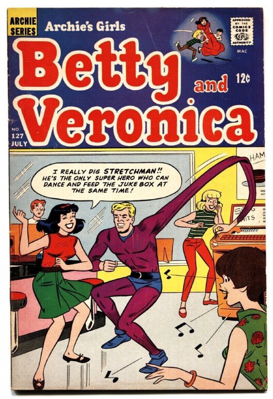 Archie's Girls Betty and Veronica #127 1966-MLJ-super hero cover-VG/FN