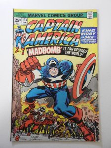 Captain America #193 (1976) FN Condition! MVS intact!