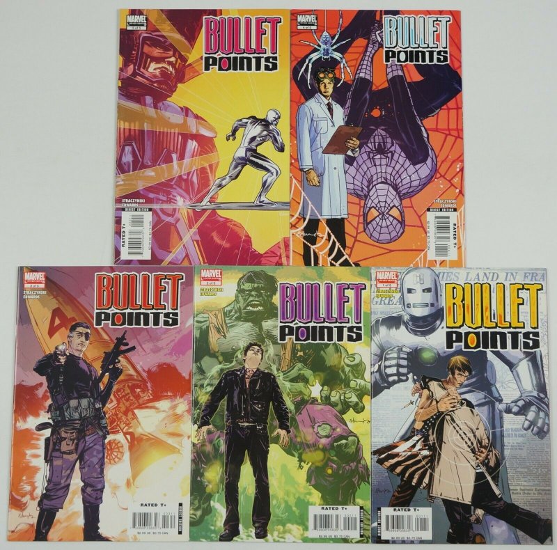 Bullet Points #1-5 FN/VF complete series - j. michael straczynski - galactus set