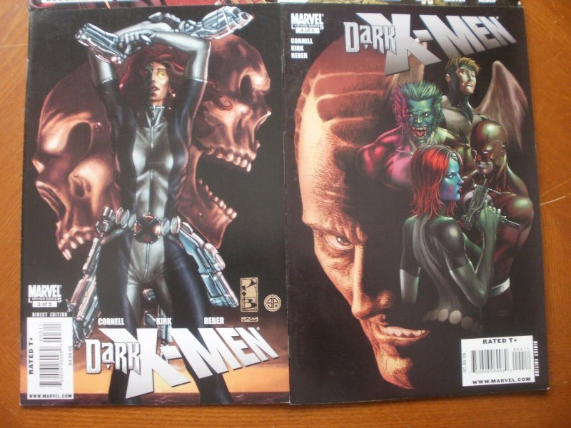 4 Near-Mint Marvel DARK X-MEN Comic #1 (The Confession) #2 #3 #4 (Limited Series