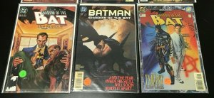 BATMAN 6PC LOT (VF) SHADOW OF THE BAT!! 1993-97