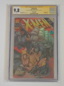 X-Men #50, CGC SS 9.8; Foil speckle, wrap-around cover!! Stan Lee signed!!