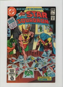 All Star Squadron #1 - Hawkman Cover - 1981 (Grade 7.5) WH