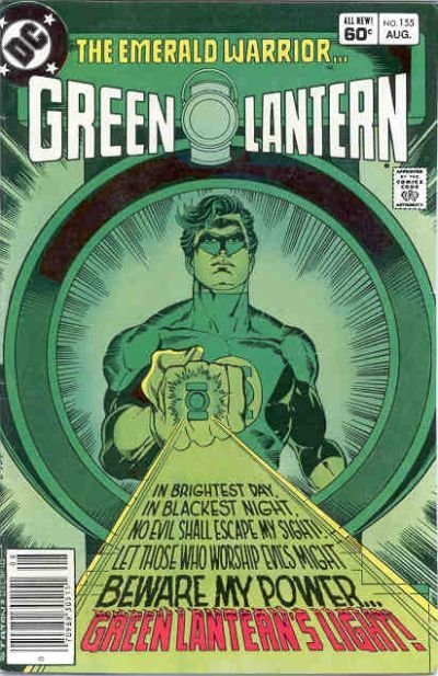 Green Lantern (2nd Series) #155 (Newsstand) FN ; DC | August 1982 Classic Cover