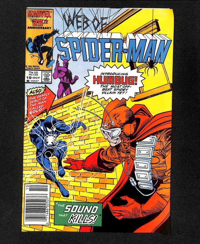 Web of Spider-Man #19 Newsstand Variant 1st Humbug and Solo!