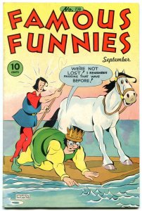 Famous Funnies #134 1945-BUCK ROGERS-GEORGE CARLSON ART f/vf