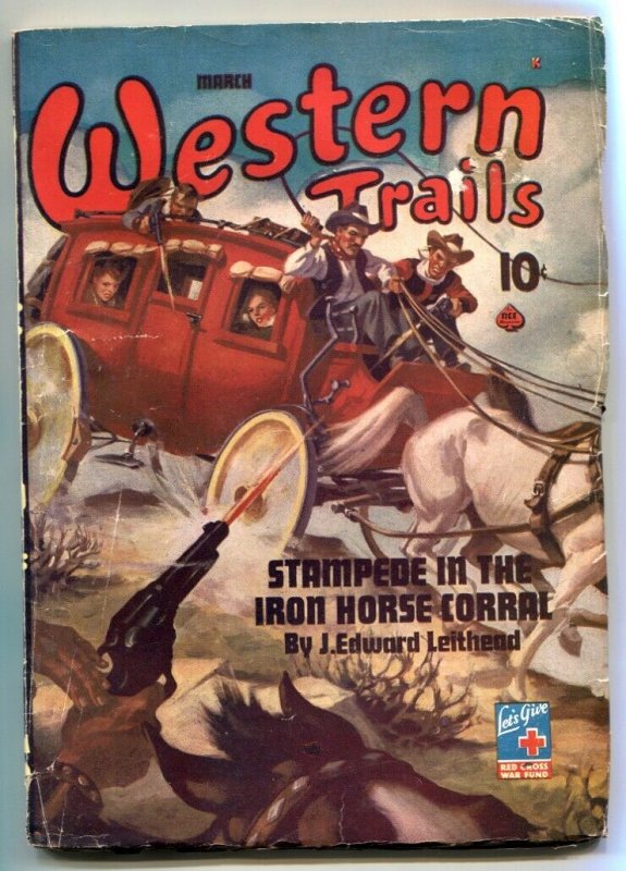 Western Trails Pulp 3/44- Stampede in the Iron Horse Corral