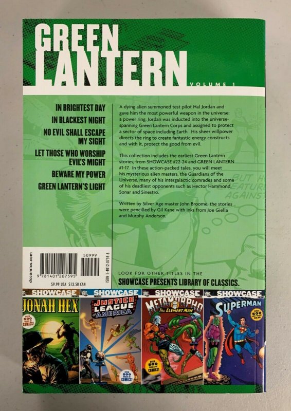 Showcase Presents Green Lantern Vol. 1 2005 Paperback John Broome  