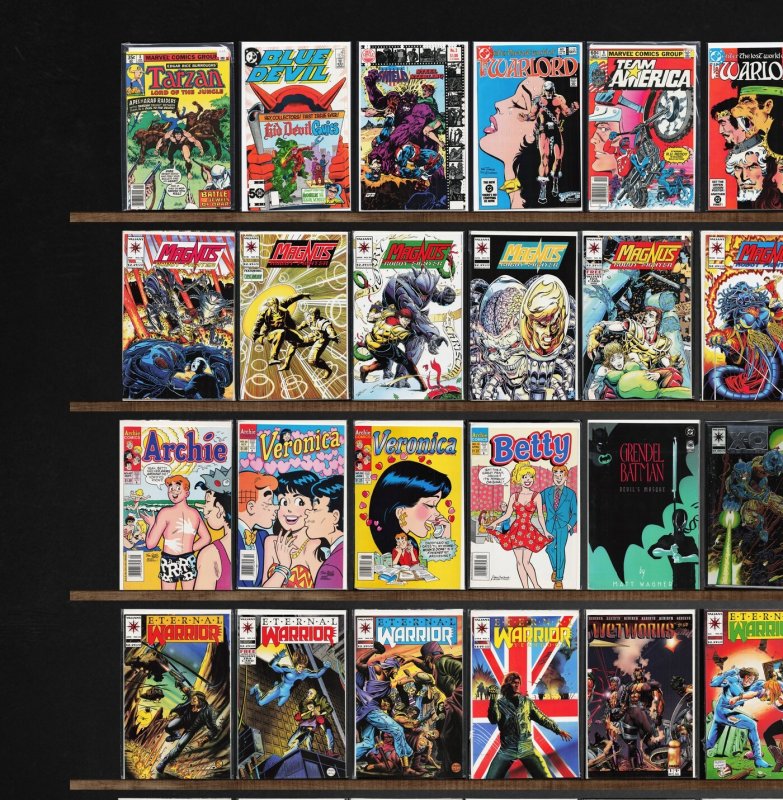 Huge Lot 150+ Comics with Magnus Robot Fighter, Eternal Warrior & More!
