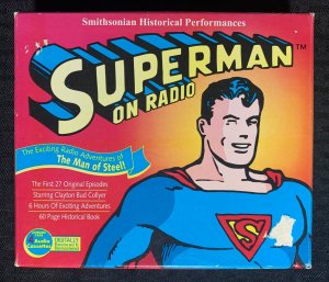 1997 SUPERMAN ON RADIO 4x Cassette with Booklet MIB Unused