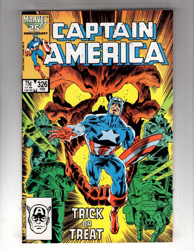 Captain America #326 (1987)  VF+ Red Skull!    / ID#21