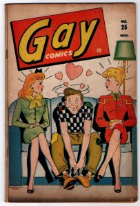 Gay Comics #25 (1946)  VG- 3.5  Timely