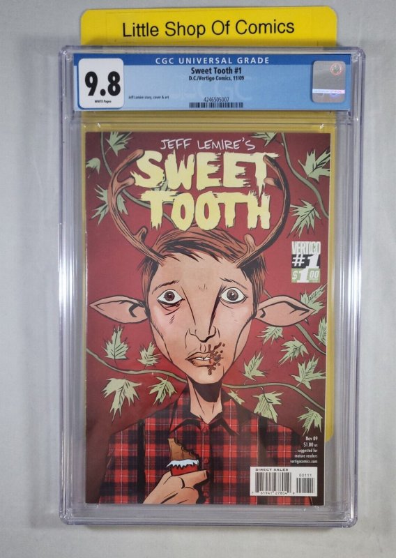 Sweet Tooth #1 CGC 9.8 2009 DC/Vertigo Jeff Lemire Netflix TV Show