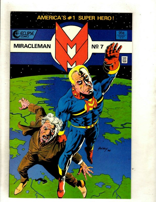 Lot Of 7 Miracleman Eclipse Comic Books # 1 2 3 4 5 6 7 Alan Moore VF/NM HJ9