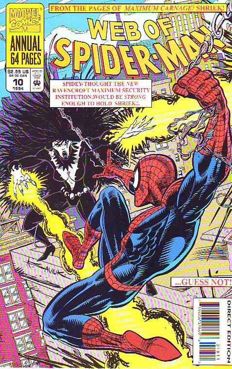 Spider-Man, Web of Annual #10 (Jan-94) NM+ Super-High-Grade Spider-Man