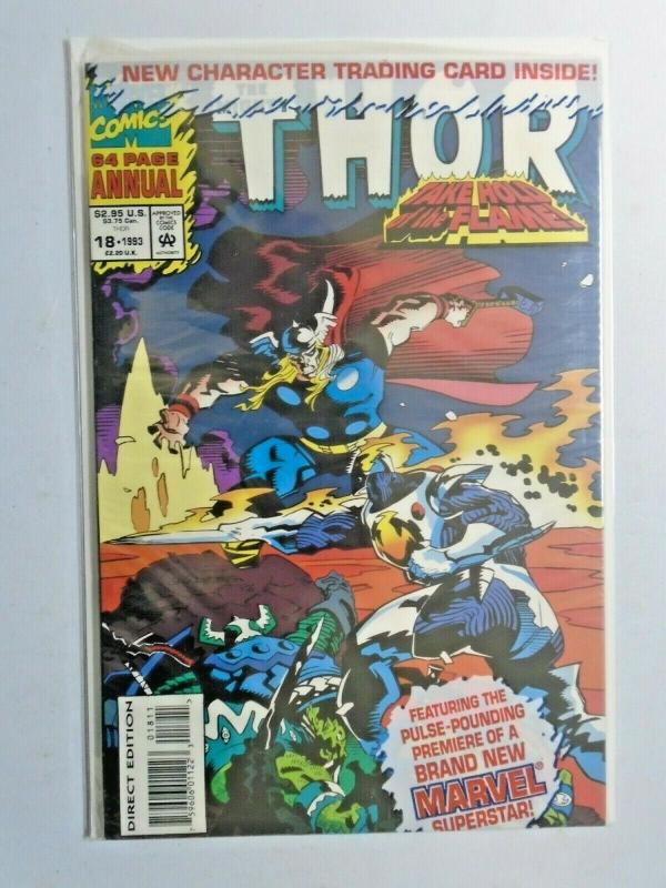 Thor #18 polybagged Annual 1st Series 8.0 VF (1993)