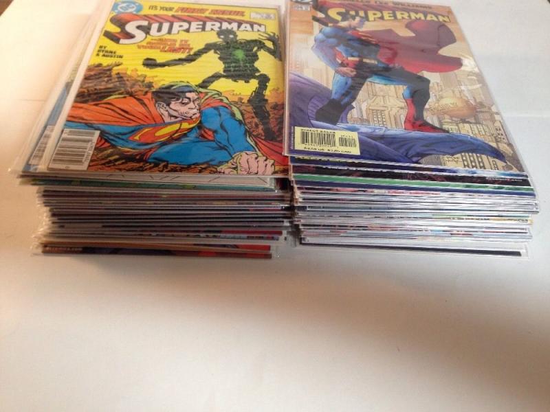 Superman 53 Book Near Mint Lot Set Run 0 1 2 78 82 100 166 204-215 Plus More