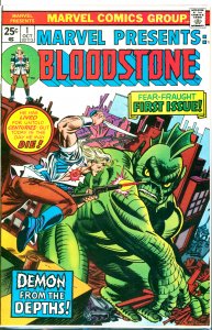 Marvel Presents Bloodstone #1 Marvel Comics 1975 1st App Bloodstone VF-