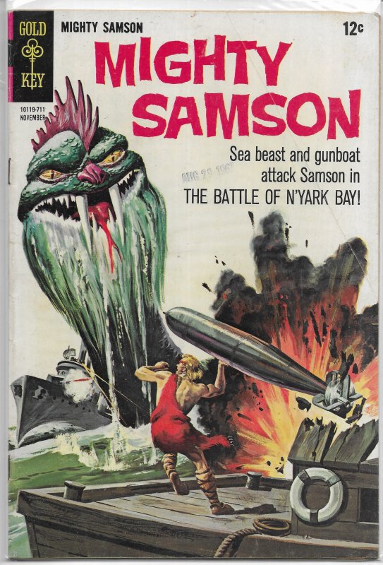 Mighty Samson   (Gold Key)   #12 GD/VG