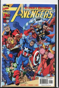 Avengers #1 Yellow Logo Direct Edition (1998) The Avengers