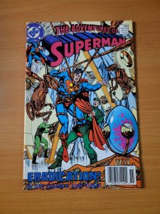 Adventures of Superman #460 Newsstand Variant ~ NEAR MINT NM ~ 1989 DC Comic