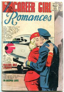 Career Girl Romances #30 1965- Charlton comics- Stewardess cover VG