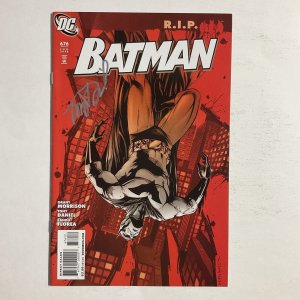 Batman 676 2008 Signed by Tony Daniel DC Comics NM near mint