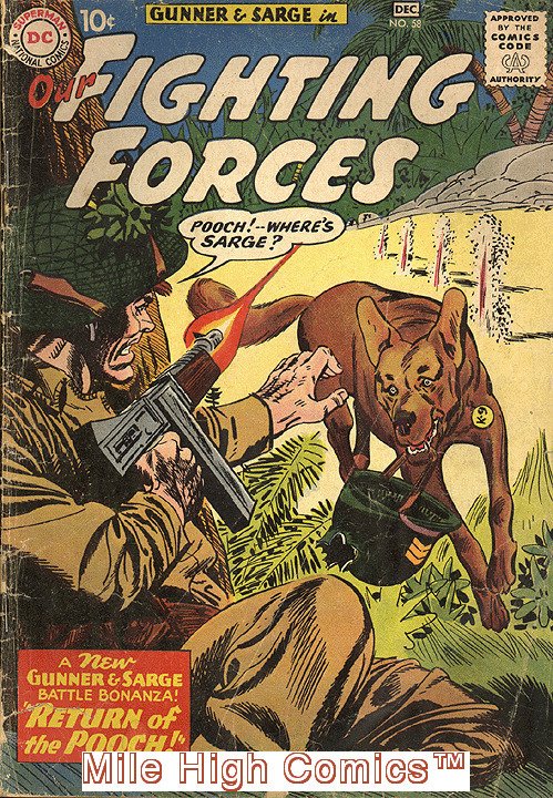 OUR FIGHTING FORCES (1954 Series) #58 Good Comics Book