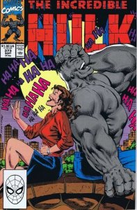 Incredible Hulk #373 ORIGINAL Vintage 1990 Marvel Comics 