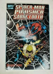 Marvel Comics SPIDER-MAN PUNISHER SABRETOOTH Designer Genes Novel NM 