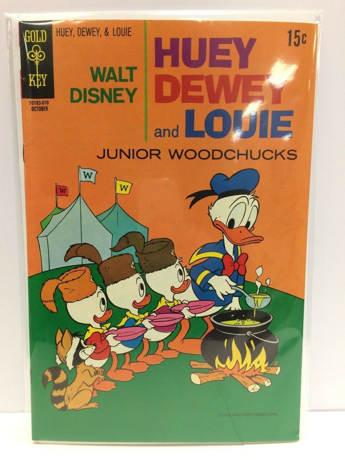 Walt Disney Huey Dewey And Louie Junior Woodchucks 7 Comic Book Gold