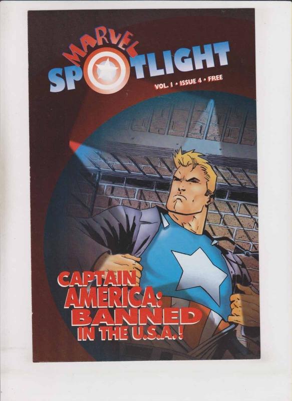 Marvel Spotlight vol. 1 #4 VF/NM captain america cover - rare promo comic 1995