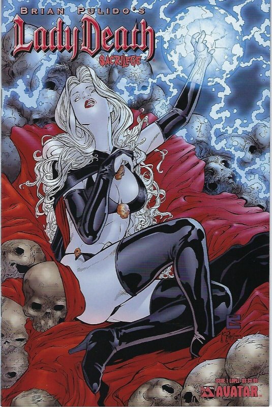 Lady Death Sacrilege # 1 Rafa Lopez Variant Cover NM