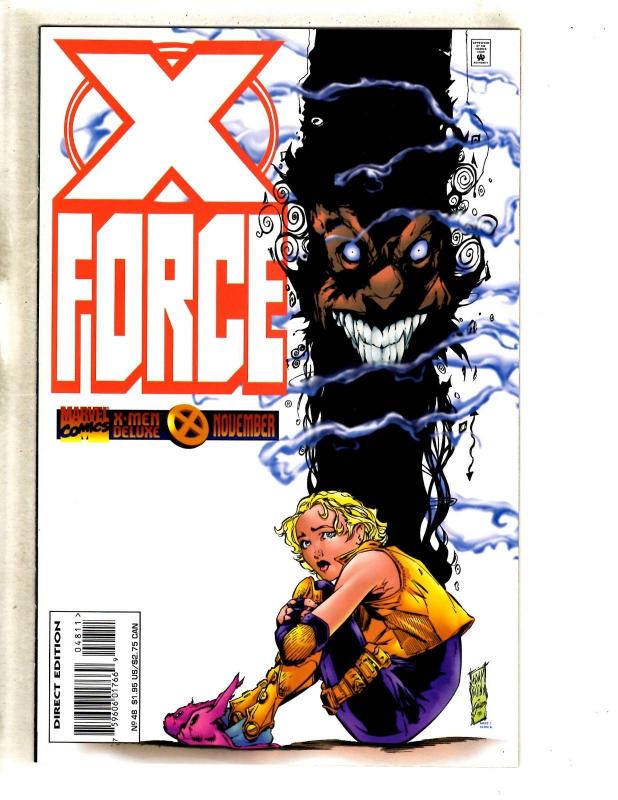 11 X-Force Marvel Comics # 43 44 45 46 47 48 49 51 52 53 54 Deadpool Cable DB7