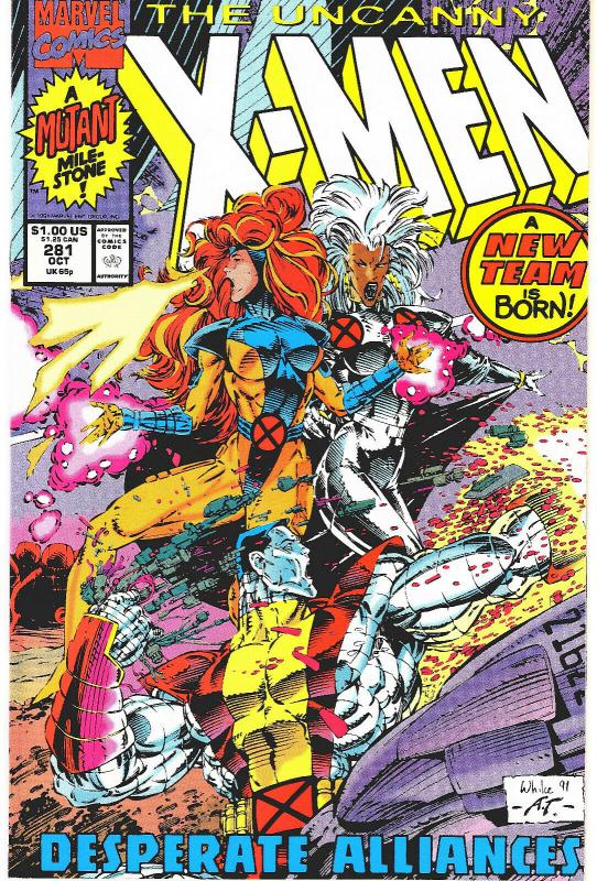 X-Men 281 1st App. Trevor Fitzroy (White Rook, Chronomancer - KEY