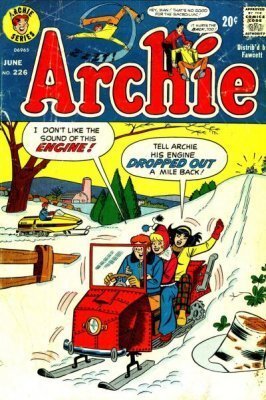 Archie #226 GD ; Archie | low grade comic June 1973 Snowmobile Cover