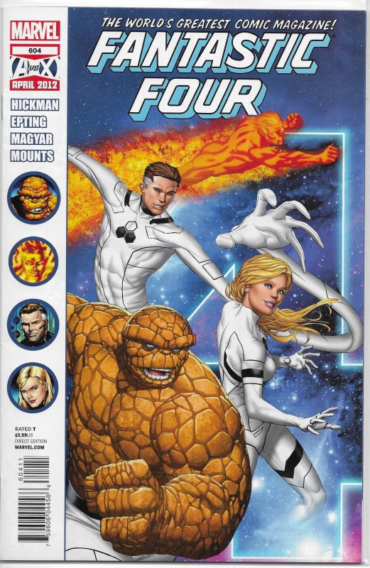 Fantastic Four (vol. 3, 1998) #604 FN/VF (Forever 5) Hickman/Epting