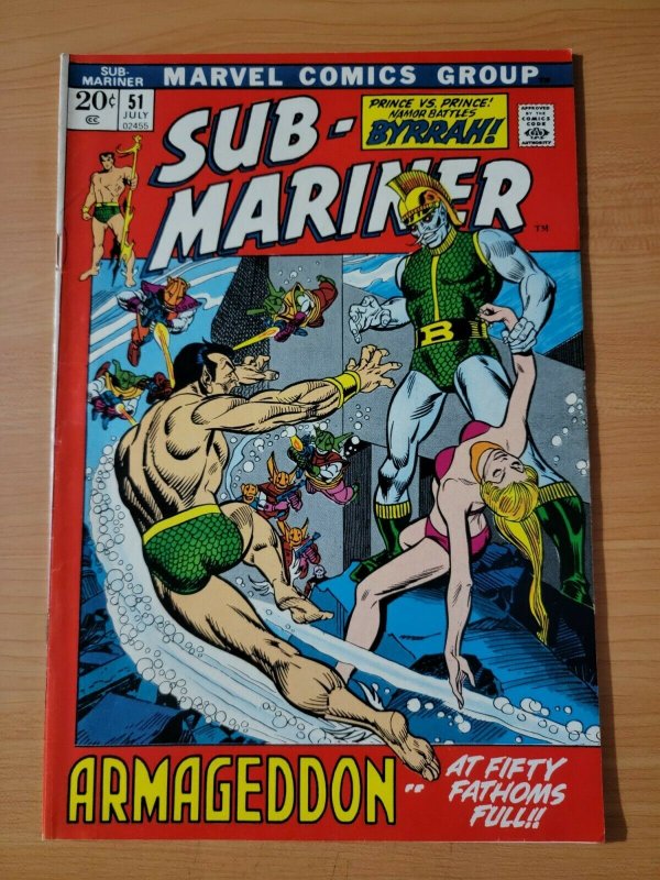 Sub-Mariner #51 ~ VERY FINE - NEAR MINT NM ~ 1972 Marvel Comics