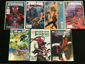 SPIDER-MAN 7PC LOT (VF) FANTASTIC FOUR TEAM-UP!! DOC OC!! 2007